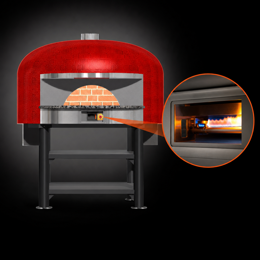 Single Forced-Air Gas Burner