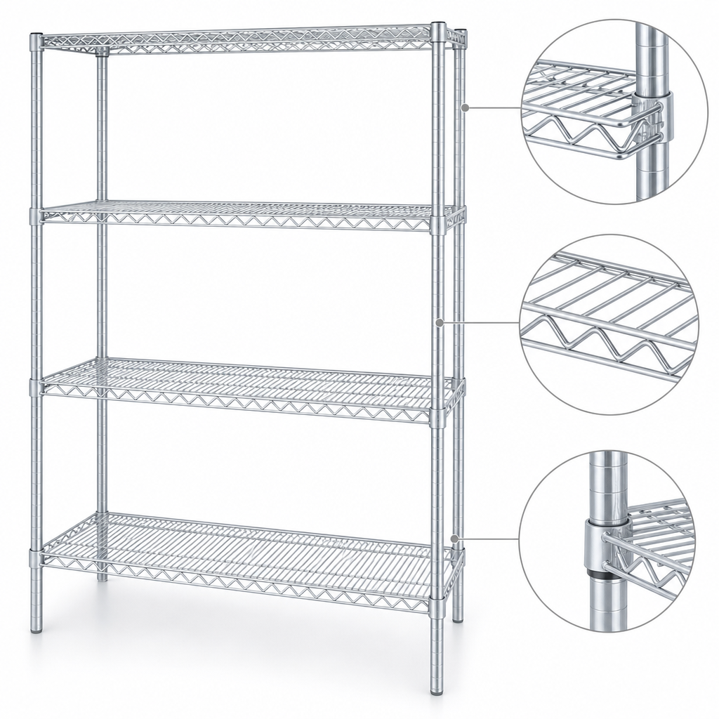 Patented QuadTruss Shelves