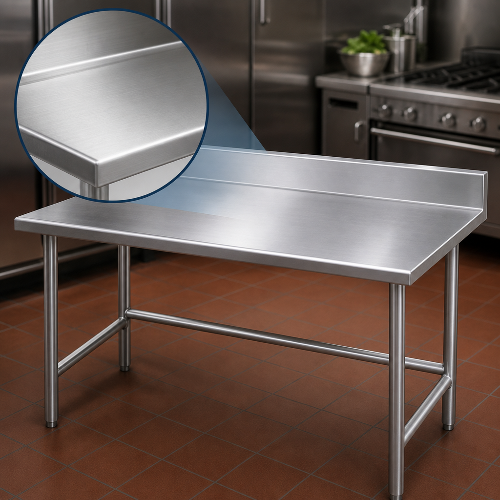 16-Gauge Stainless Steel Top