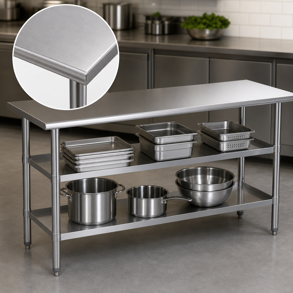 18-Gauge Stainless Steel Construction