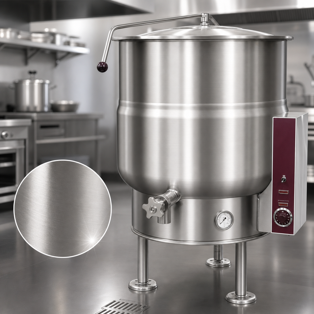 304 Stainless Steel Exterior