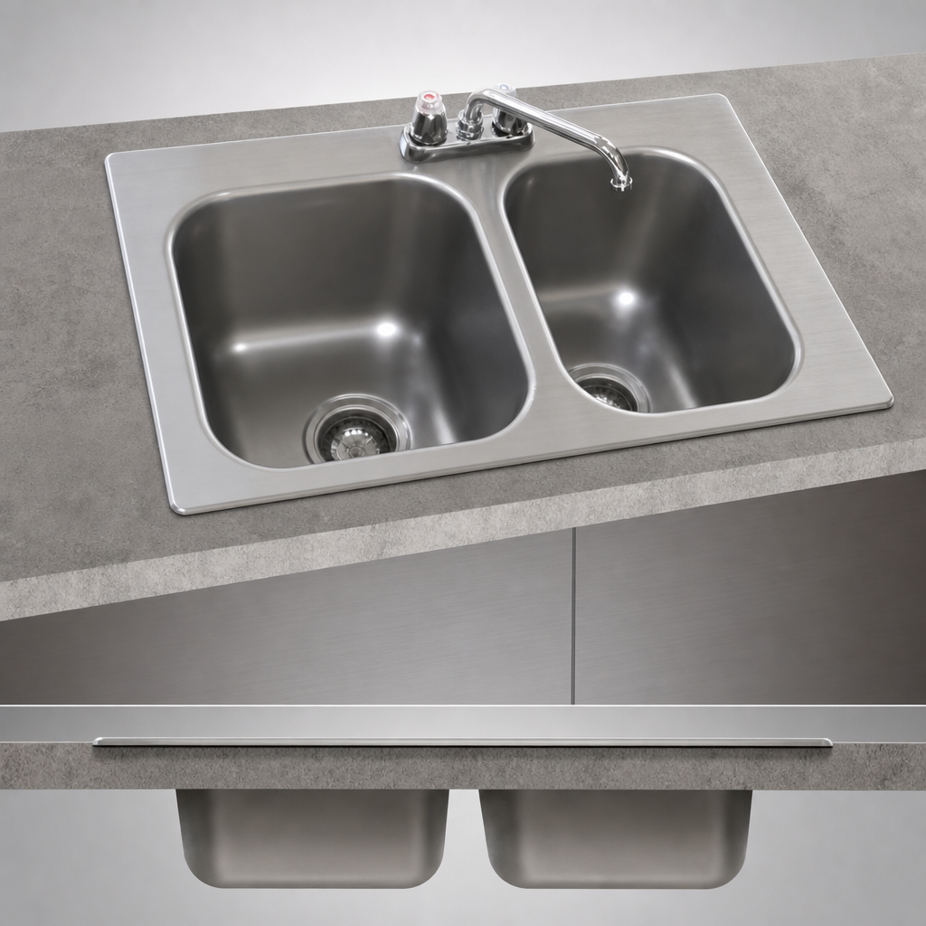 Self-Rimming Drop-In Design