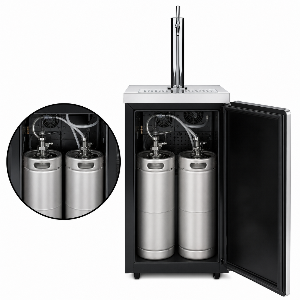 2 Keg Capacity