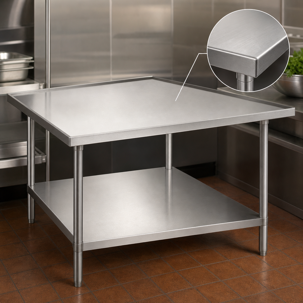 14-Gauge 304 Stainless Steel Top