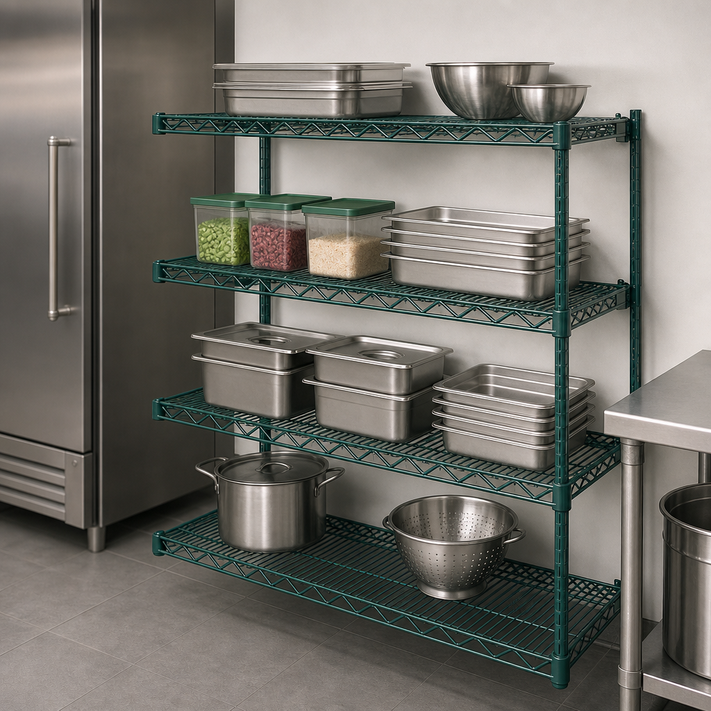 Patented QuadTruss Shelves