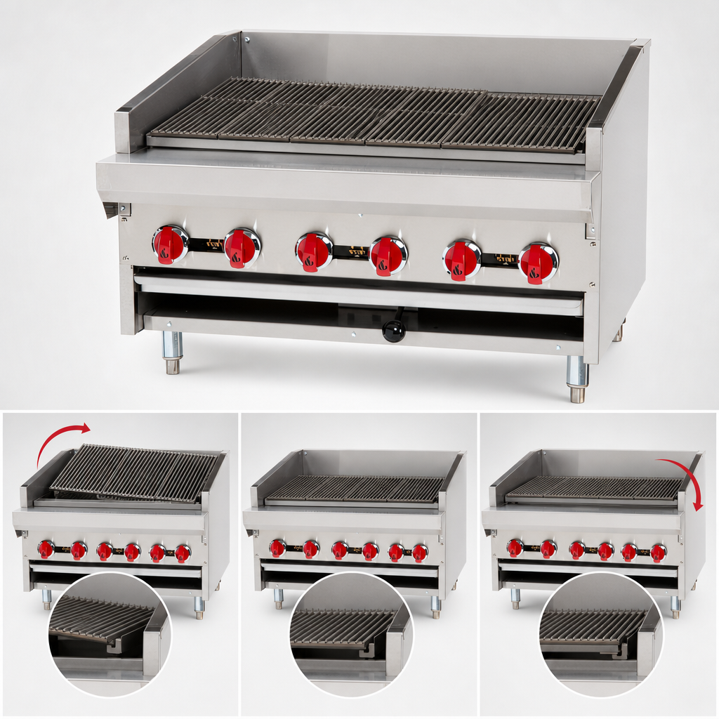 Three-Position Adjustable Grates