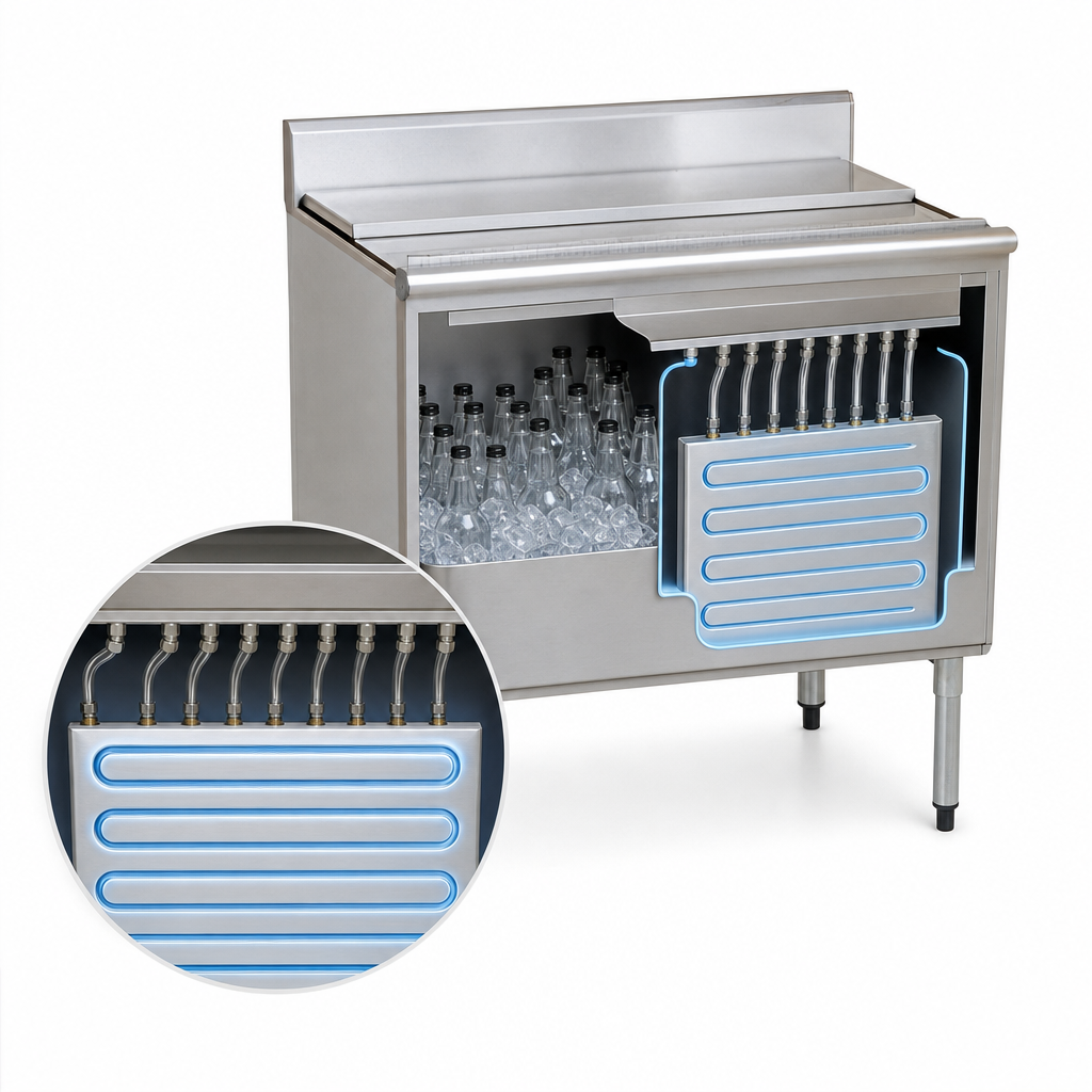 Sealed-In 7-Circuit Cold Plate