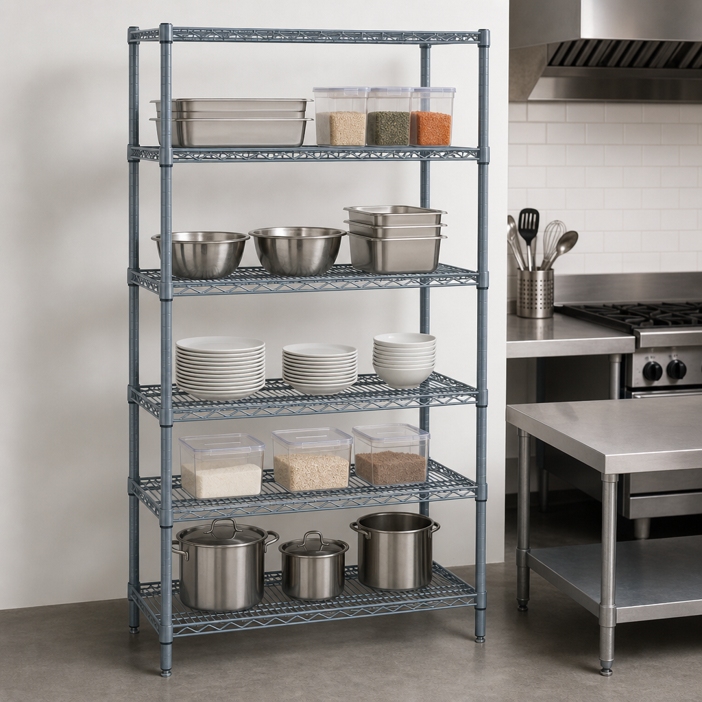 Five Wire Shelves