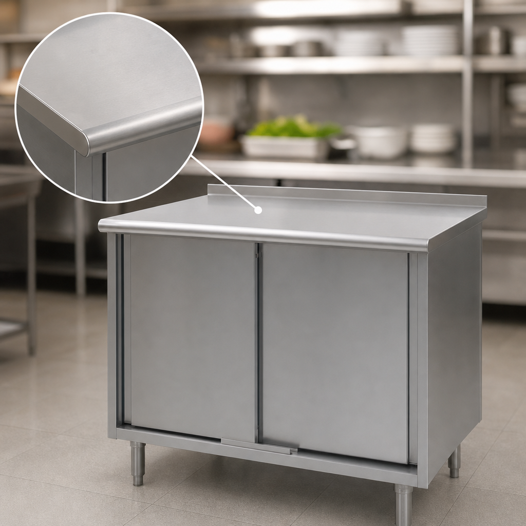 14-Gauge 304 Stainless Steel Top