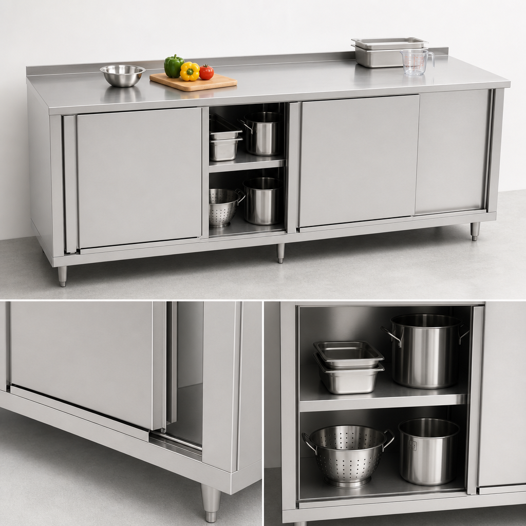 Cabinet Base With Sliding Doors