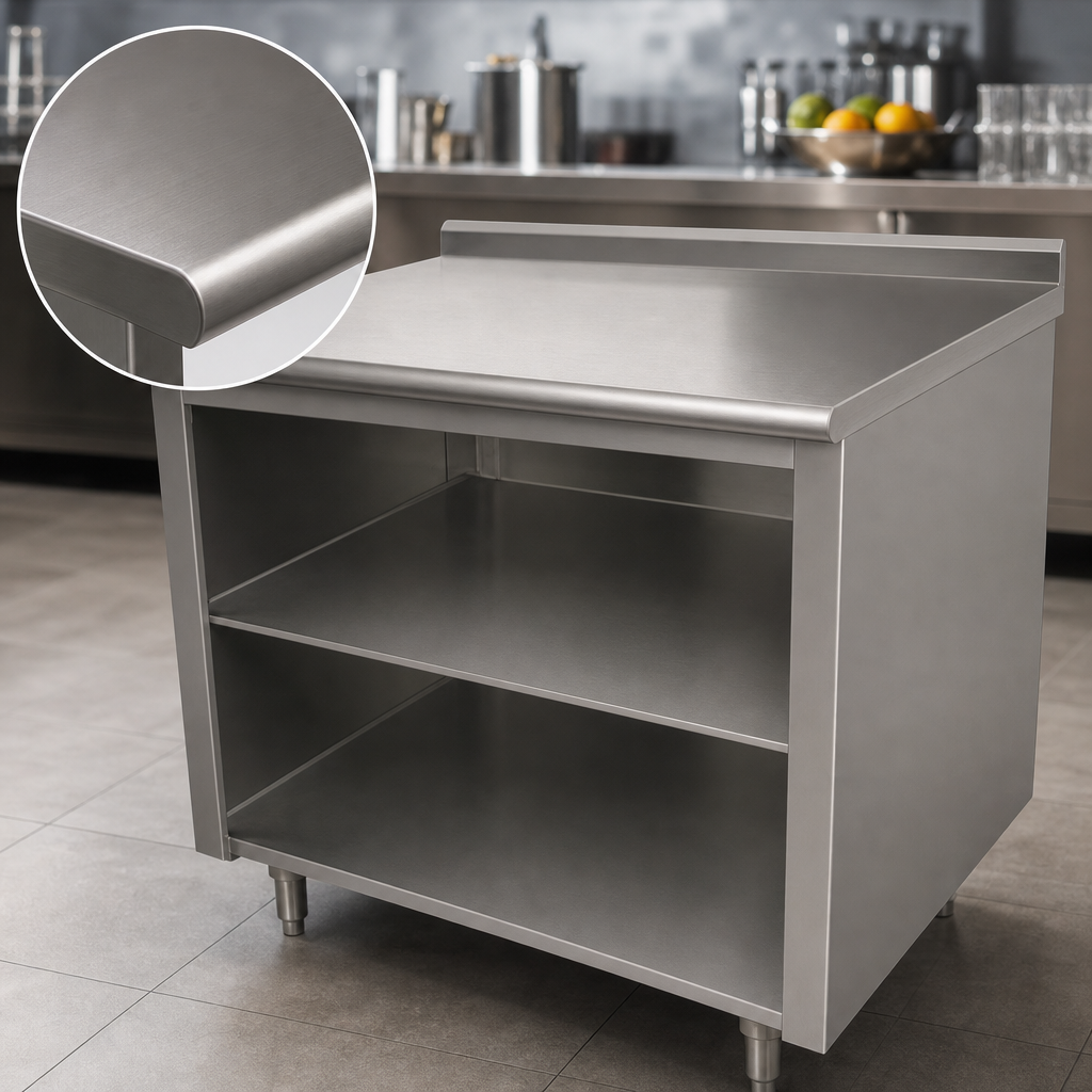 14-Gauge 304 Stainless Steel Top
