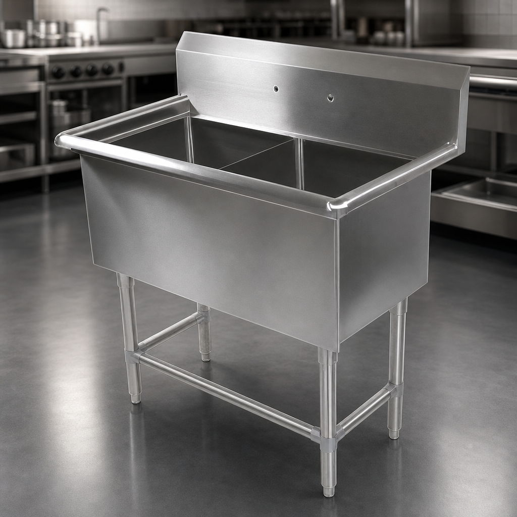 14-Gauge Type 300 Stainless Steel Construction
