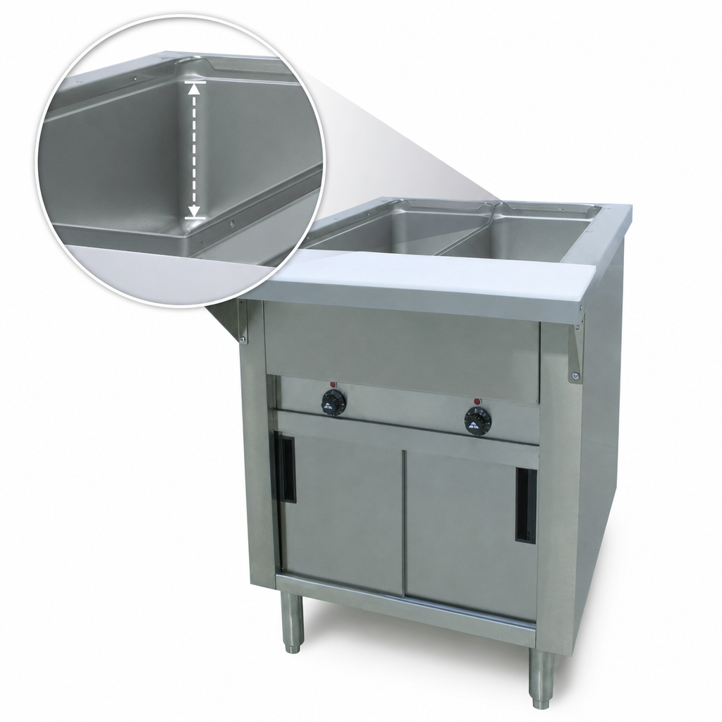 Pan Insert Depth Capacity