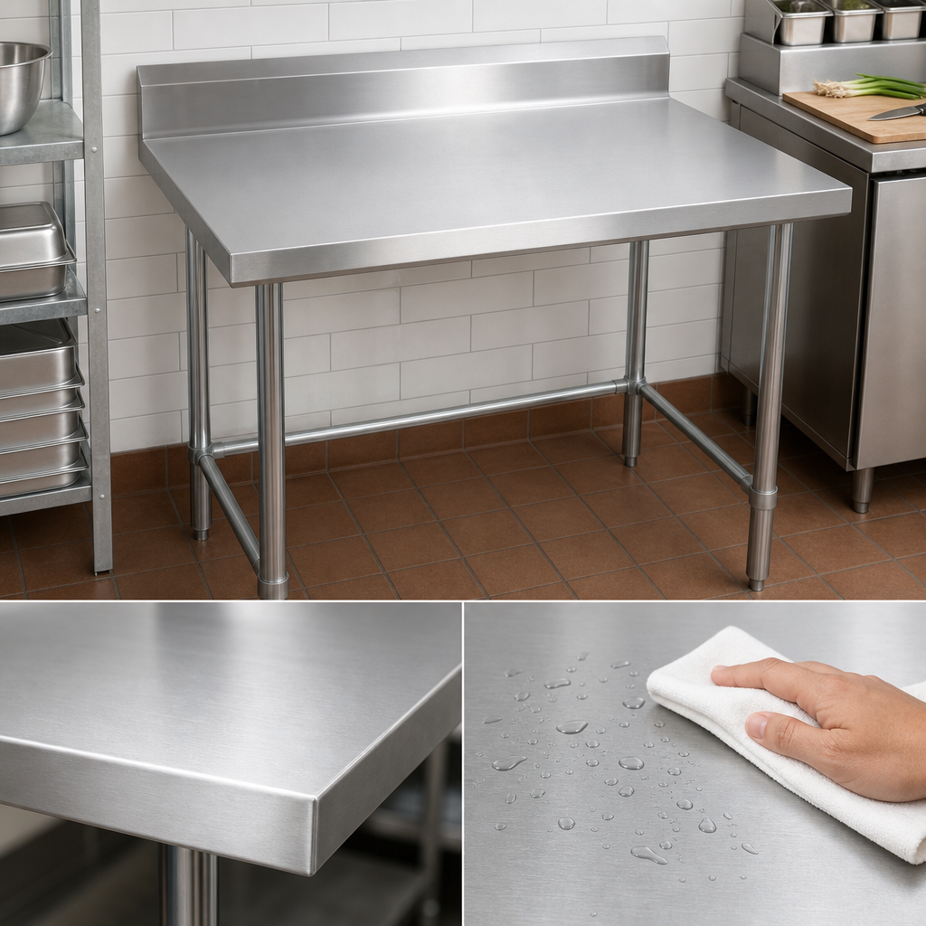 18-Gauge 430 Stainless Steel Top