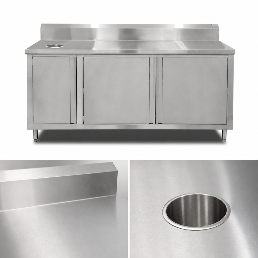 14-Gauge Type 300 Stainless Steel Top