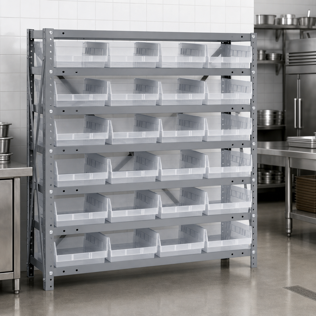 Seven Shelf Storage
