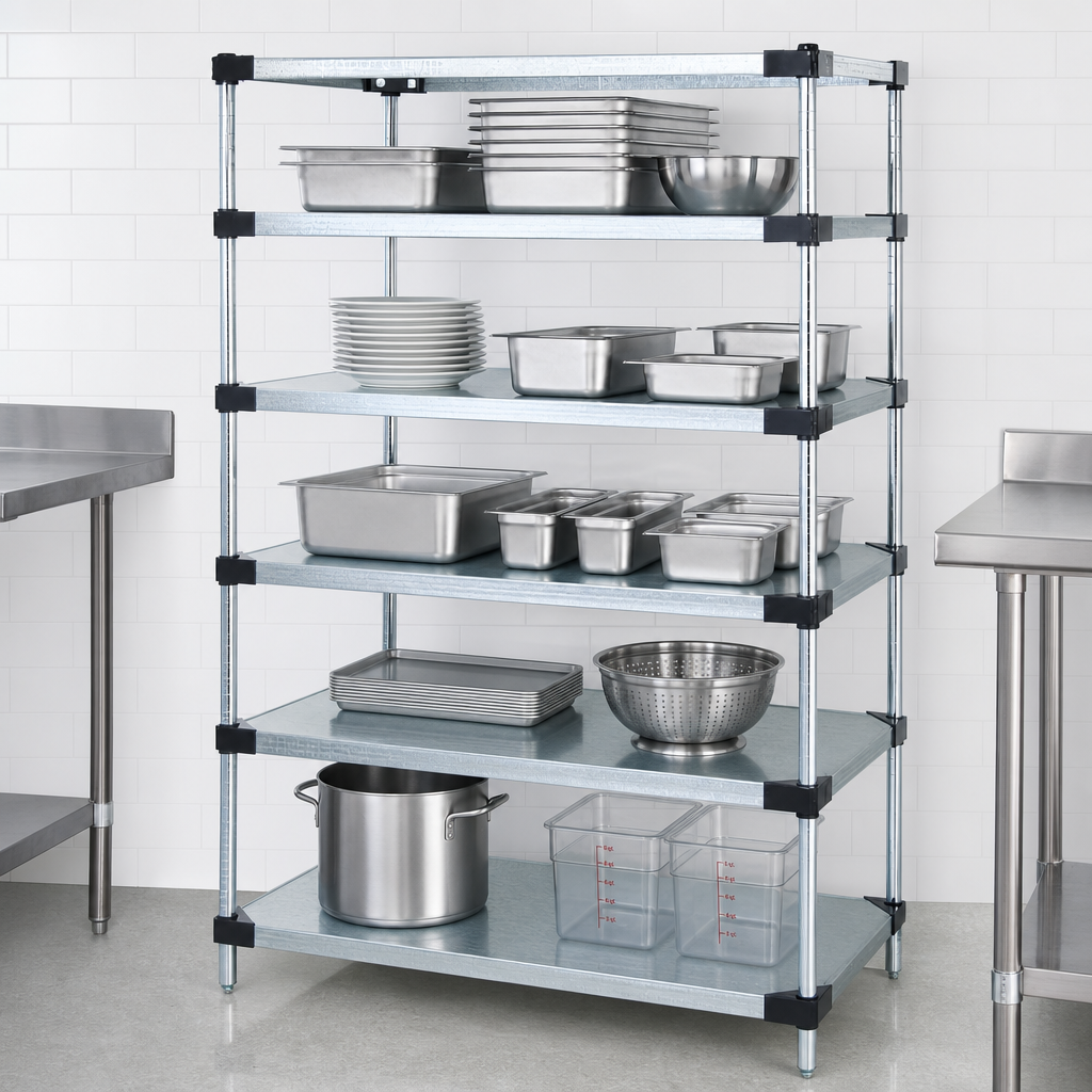 Five Solid Shelves