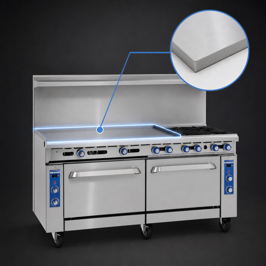60-Inch Griddle Section