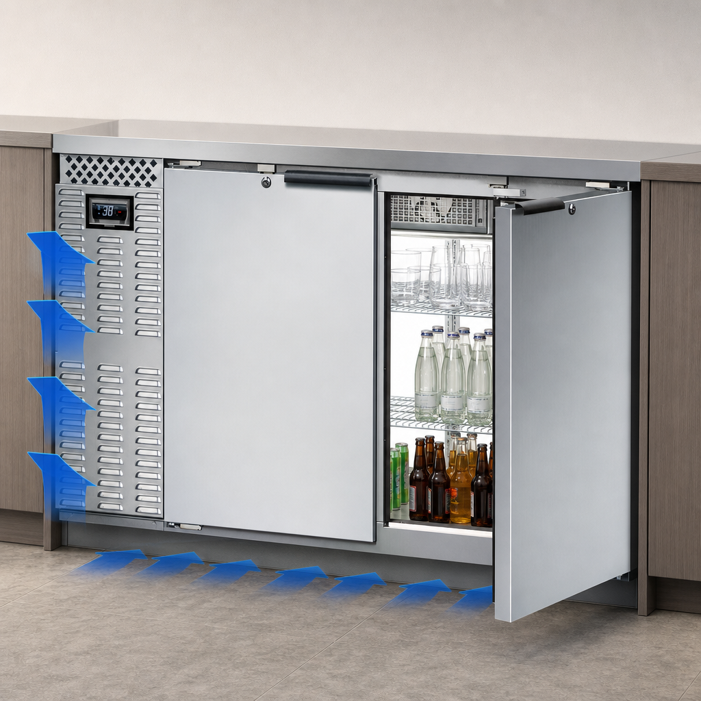 Front Breathing Refrigeration