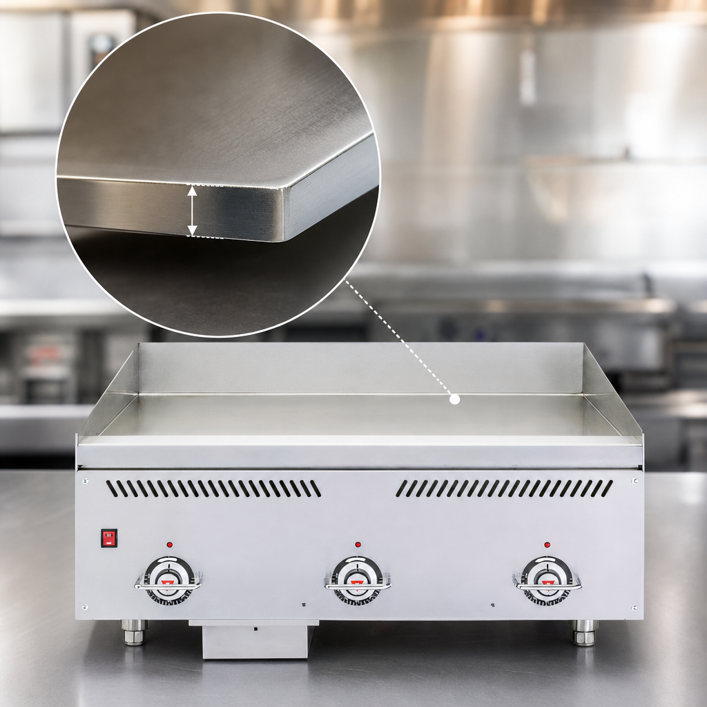 1-Inch Chrome Griddle Plate