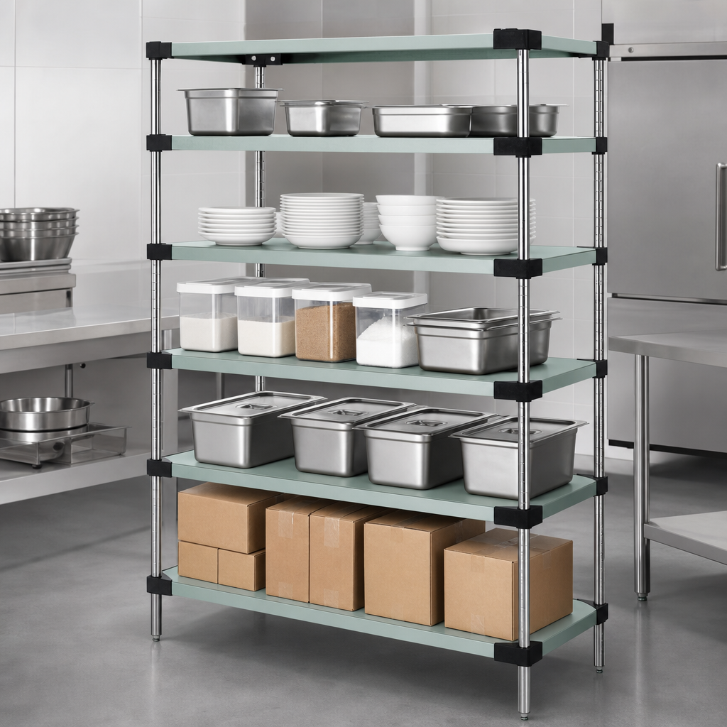 Five Solid Shelves
