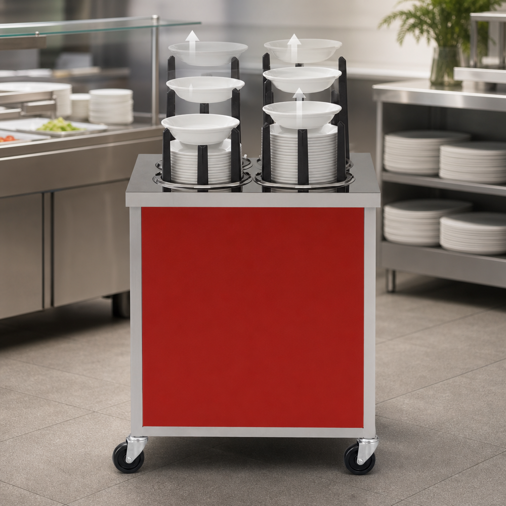 Self-Elevating Dispensing Tubes