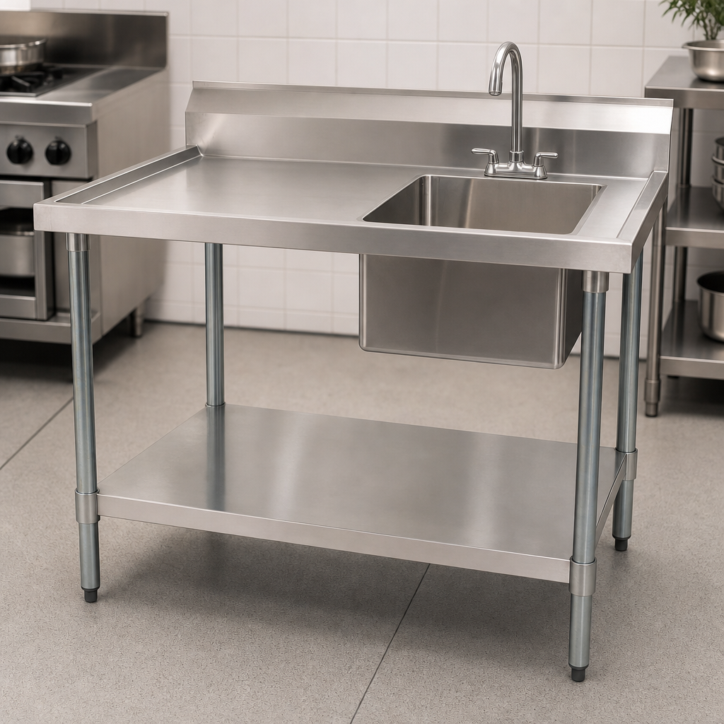 Right-Side Prep Sink
