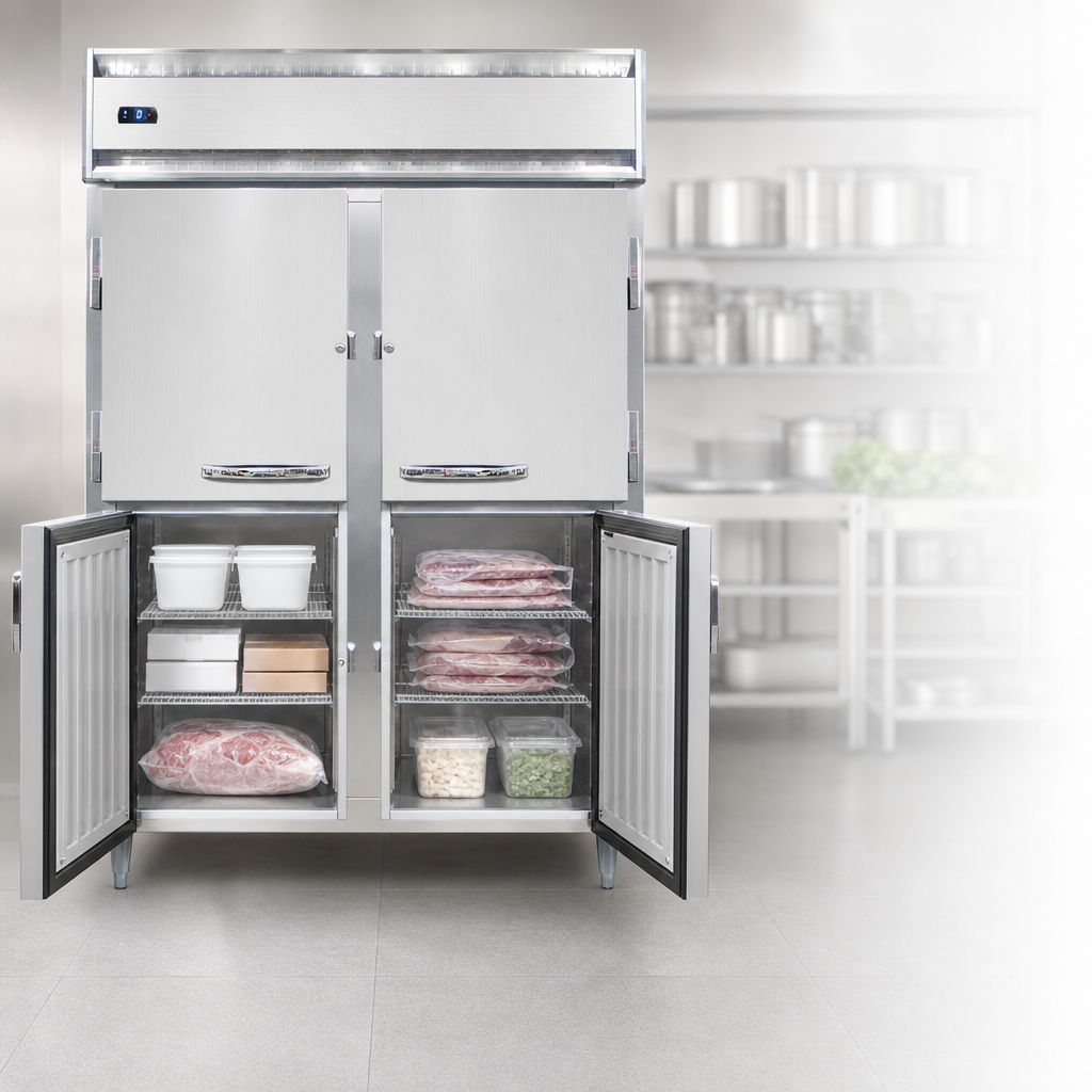 Wide Half-Height Solid Doors