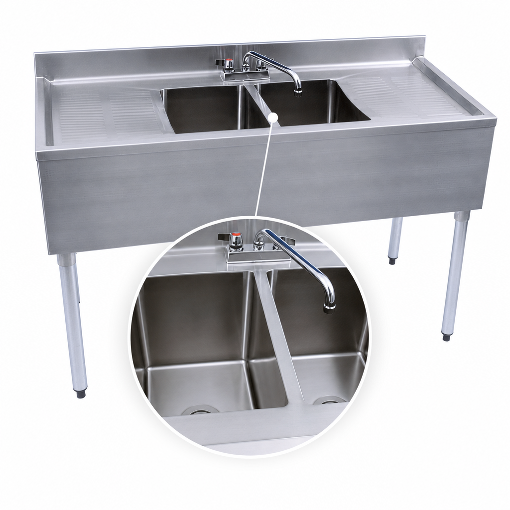 Two Sink Compartments