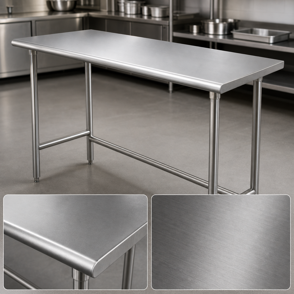 14 Gauge 304 Stainless Steel Top