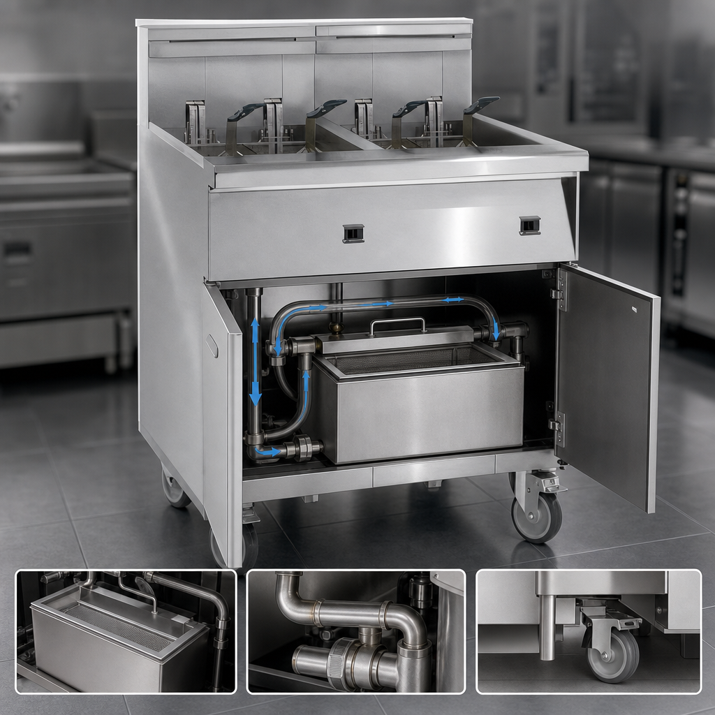Built-In Space Saver Filter System