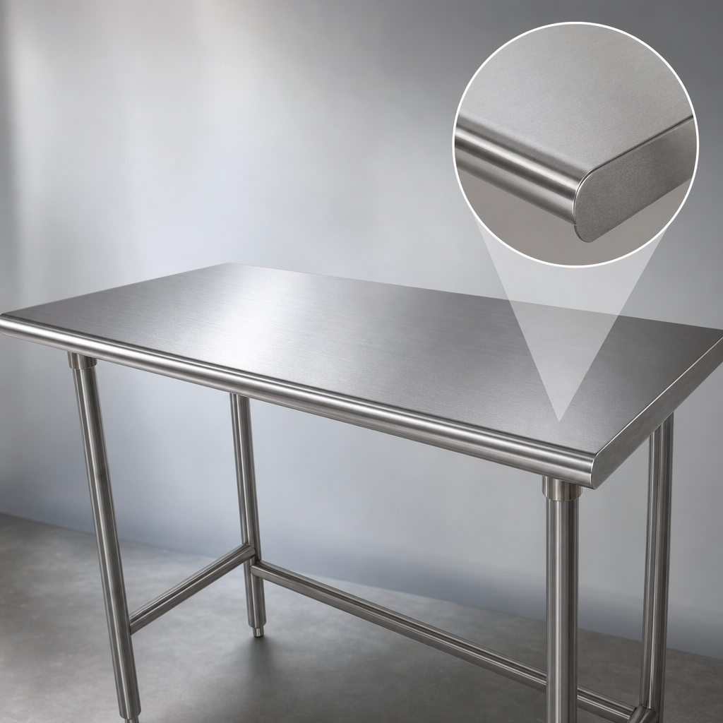 16 Gauge 304 Stainless Steel Top