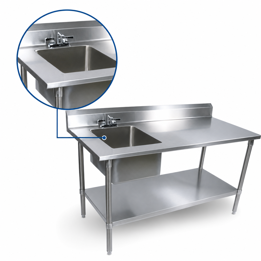 Left-Side Sink Bowl