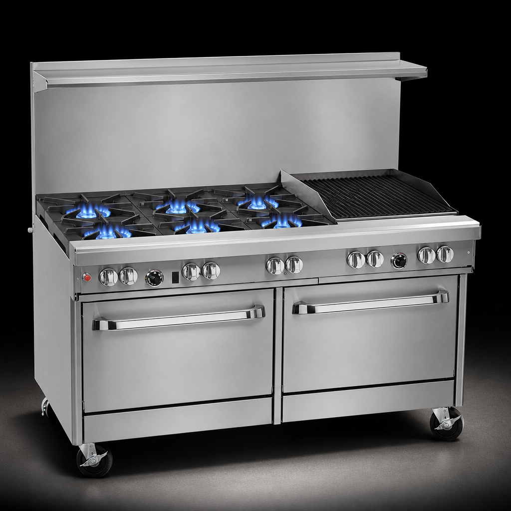 Four Open Burners