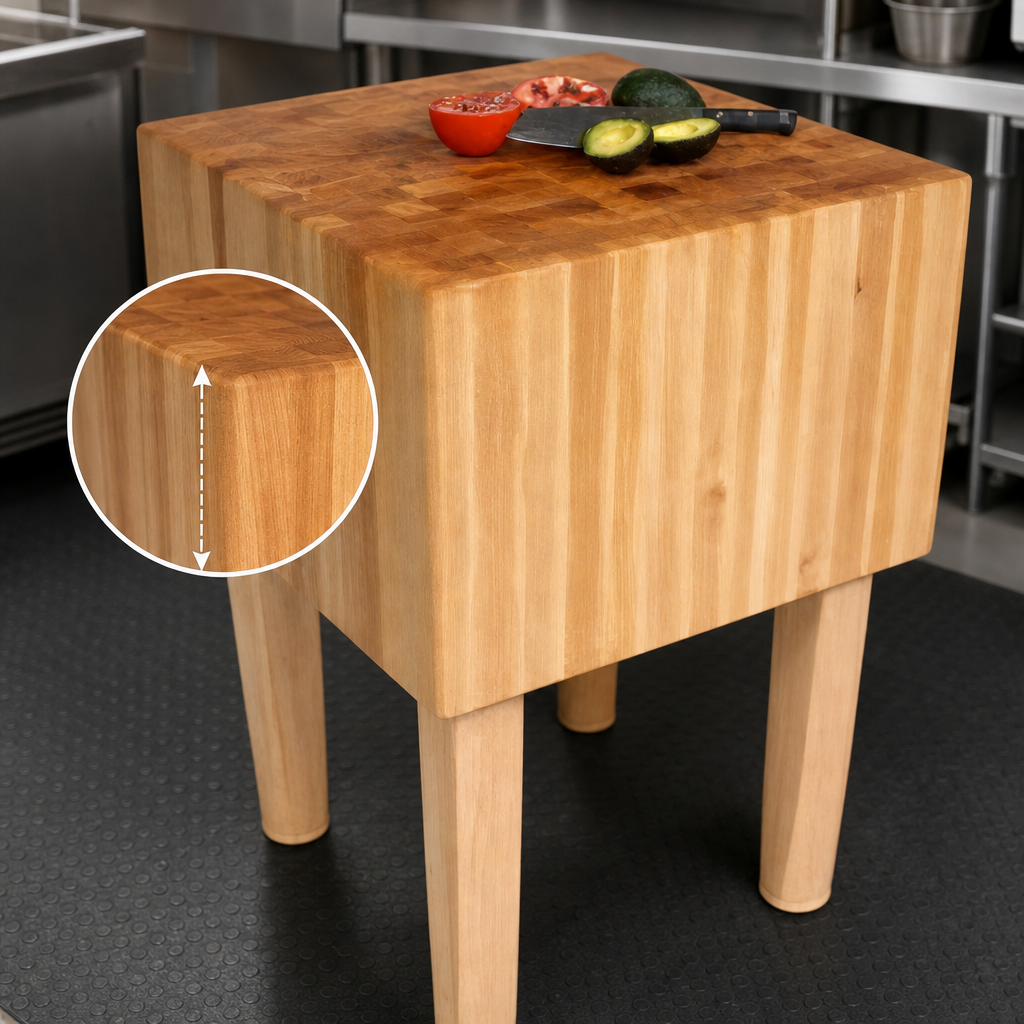 16-Inch Thick End Grain Top