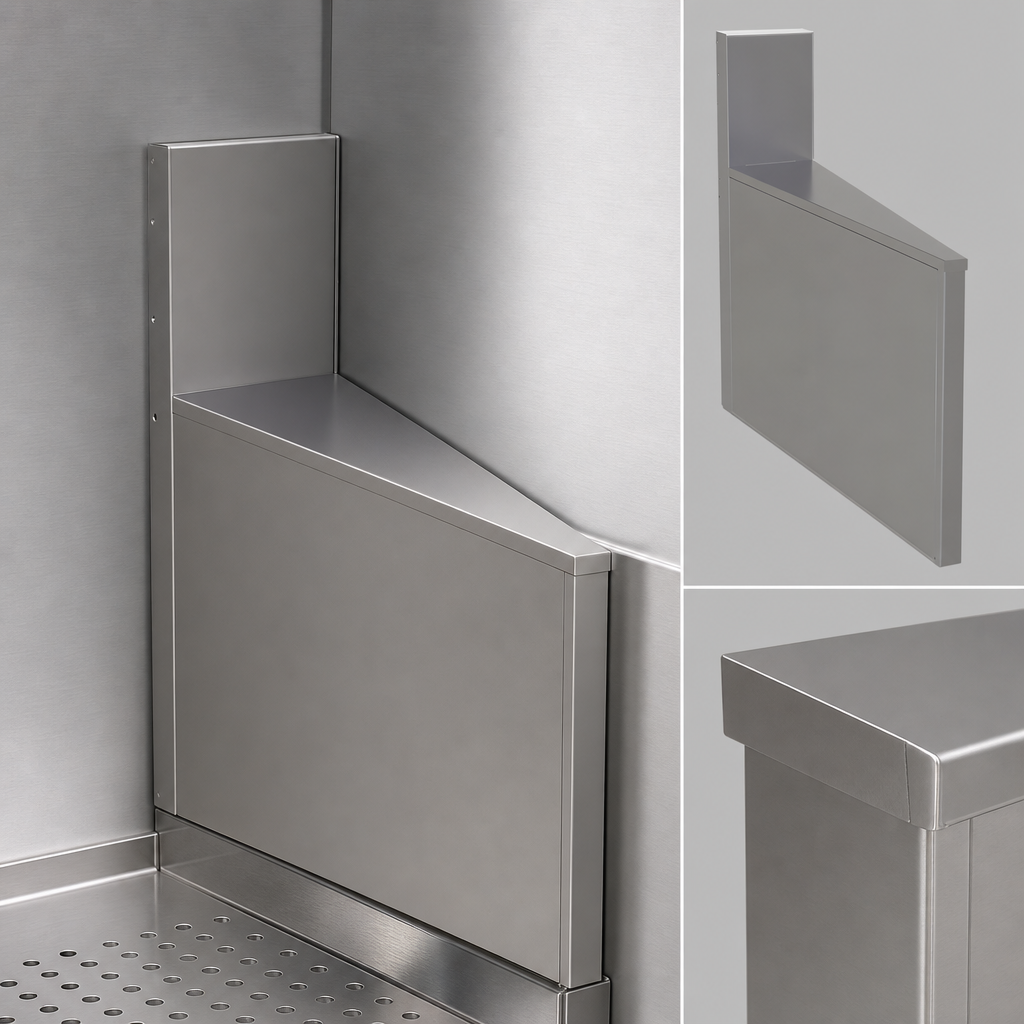 10° Inside Wedge Corner Design