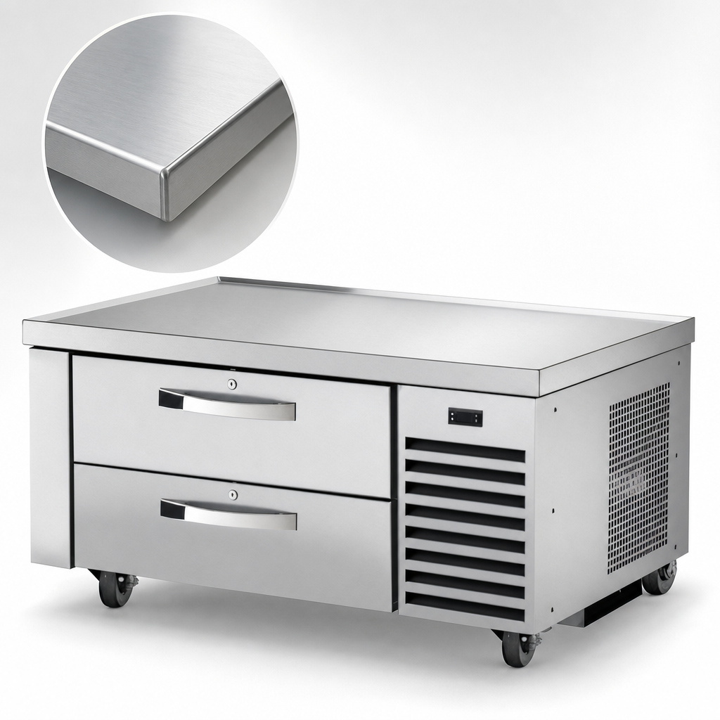 One-Piece Reinforced Stainless Steel Top