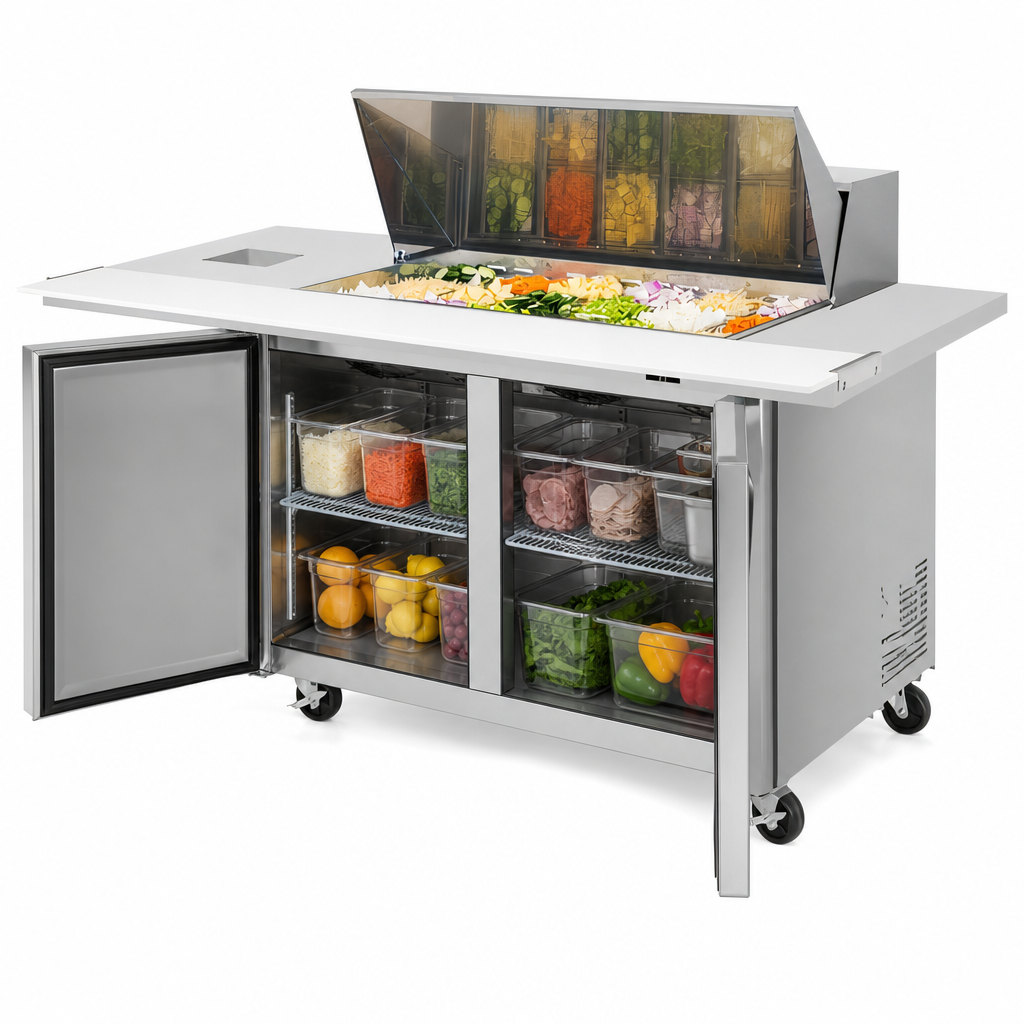 Two-Section Refrigerated Base