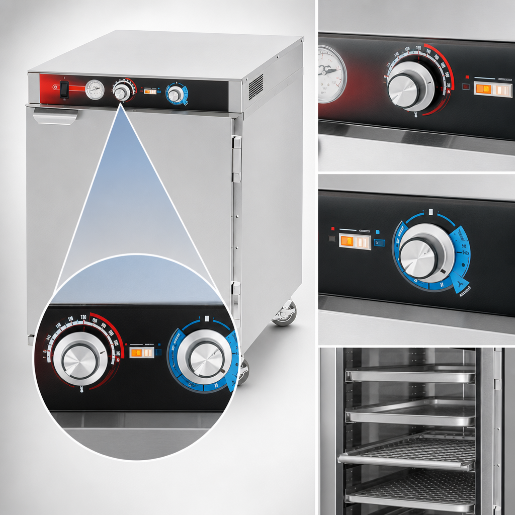 Adjustable Thermostat with Separate Controls