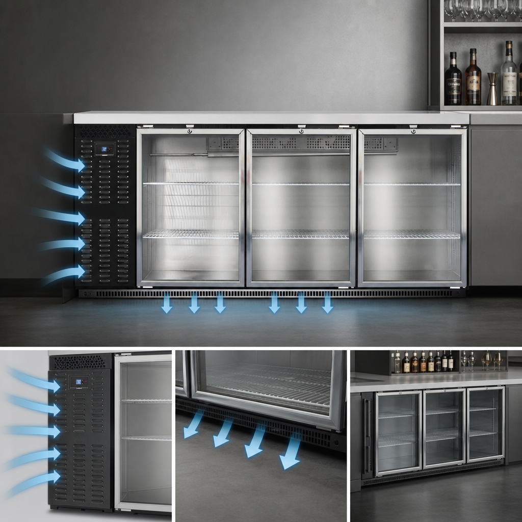Front Breathing Refrigeration System