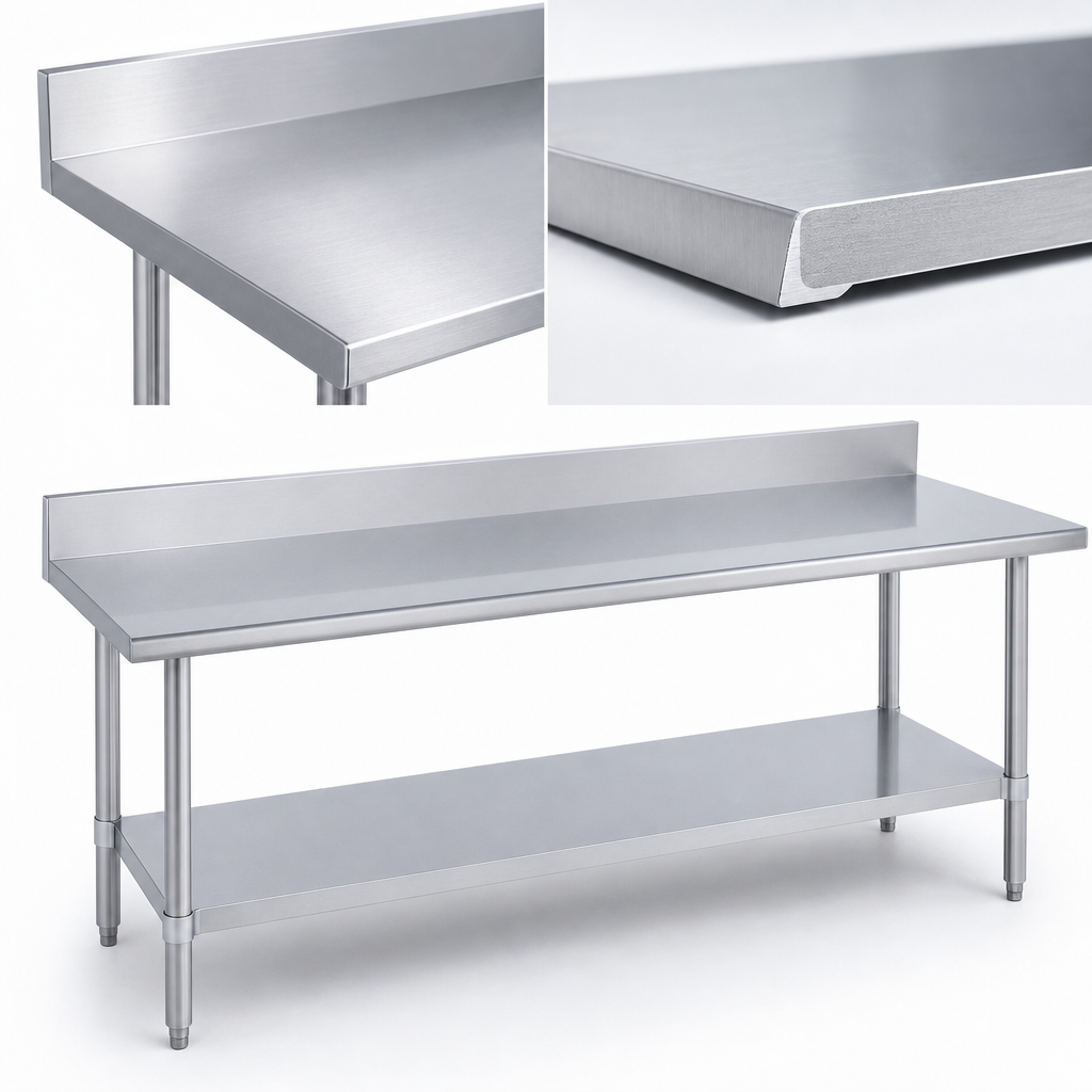 14 Gauge 300 Series Stainless Steel Top