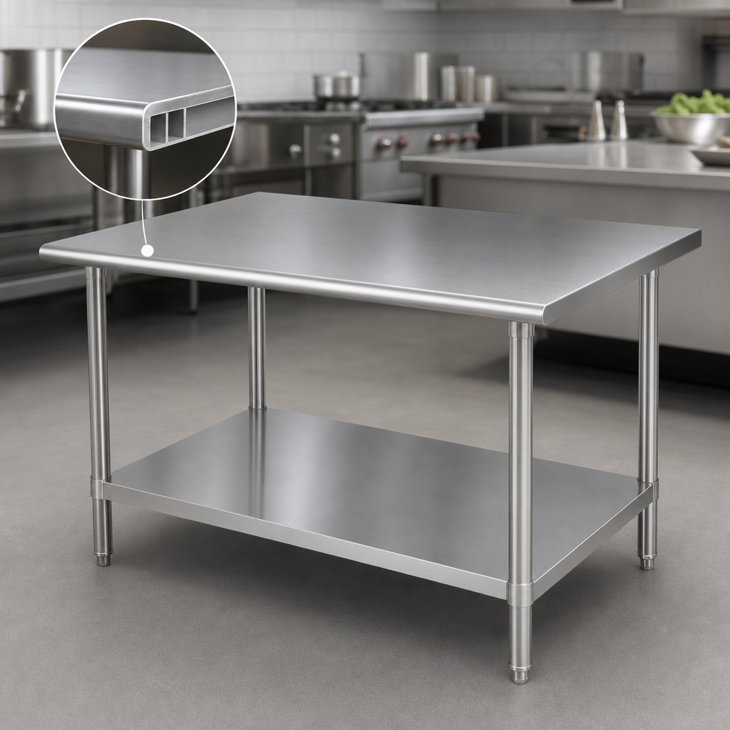 Reinforced Stainless Steel Top