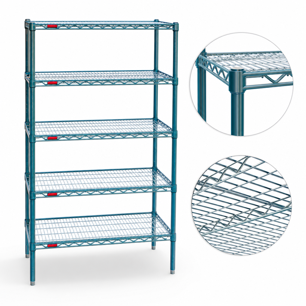 Patented QuadTruss Shelves