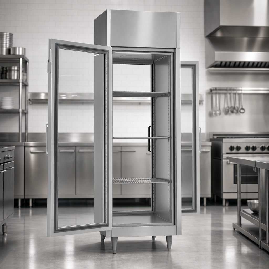 Pass-Thru Glass Door Design