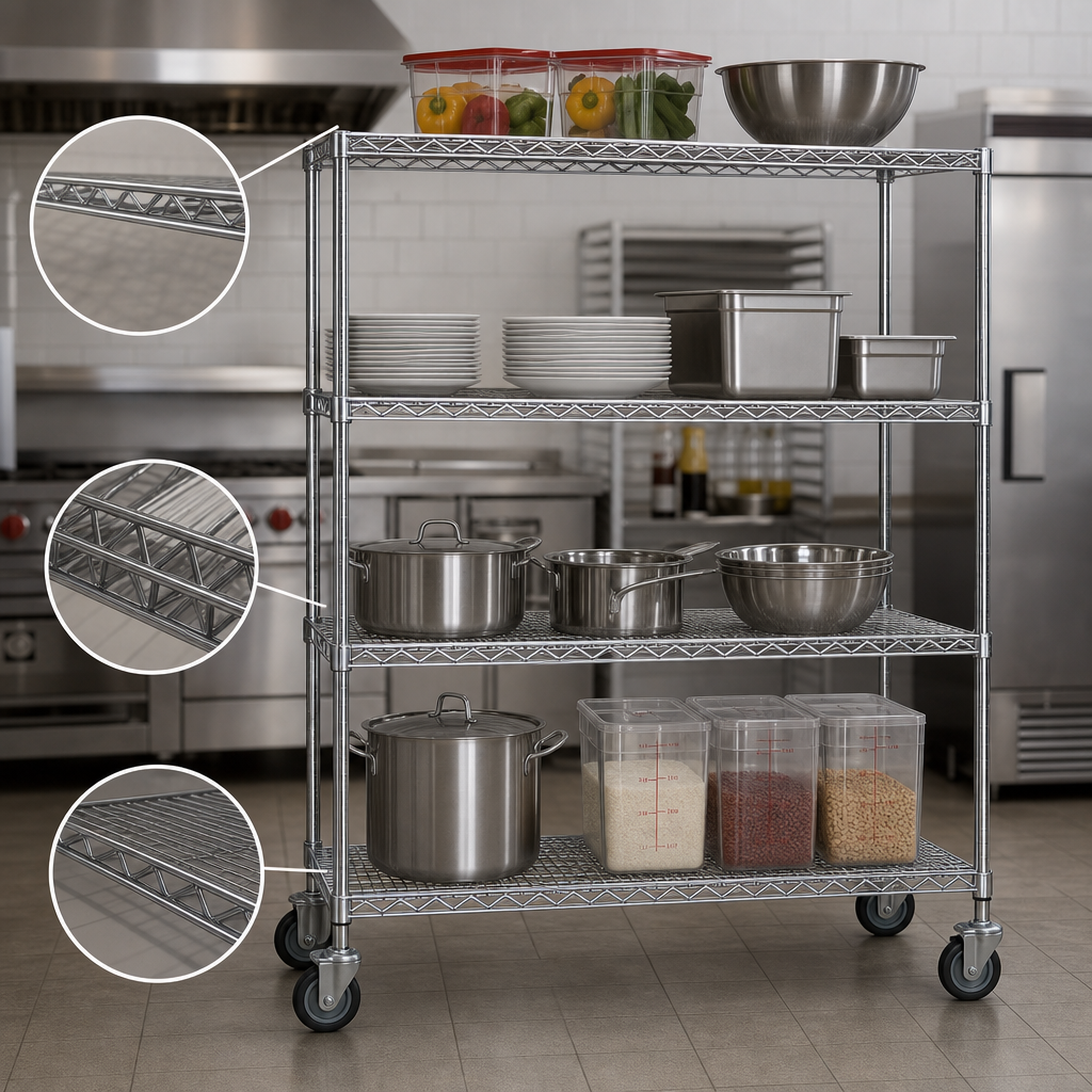 Patented QuadTruss® Shelves