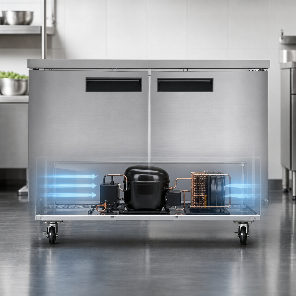 Self-Contained Bottom-Mounted Refrigeration