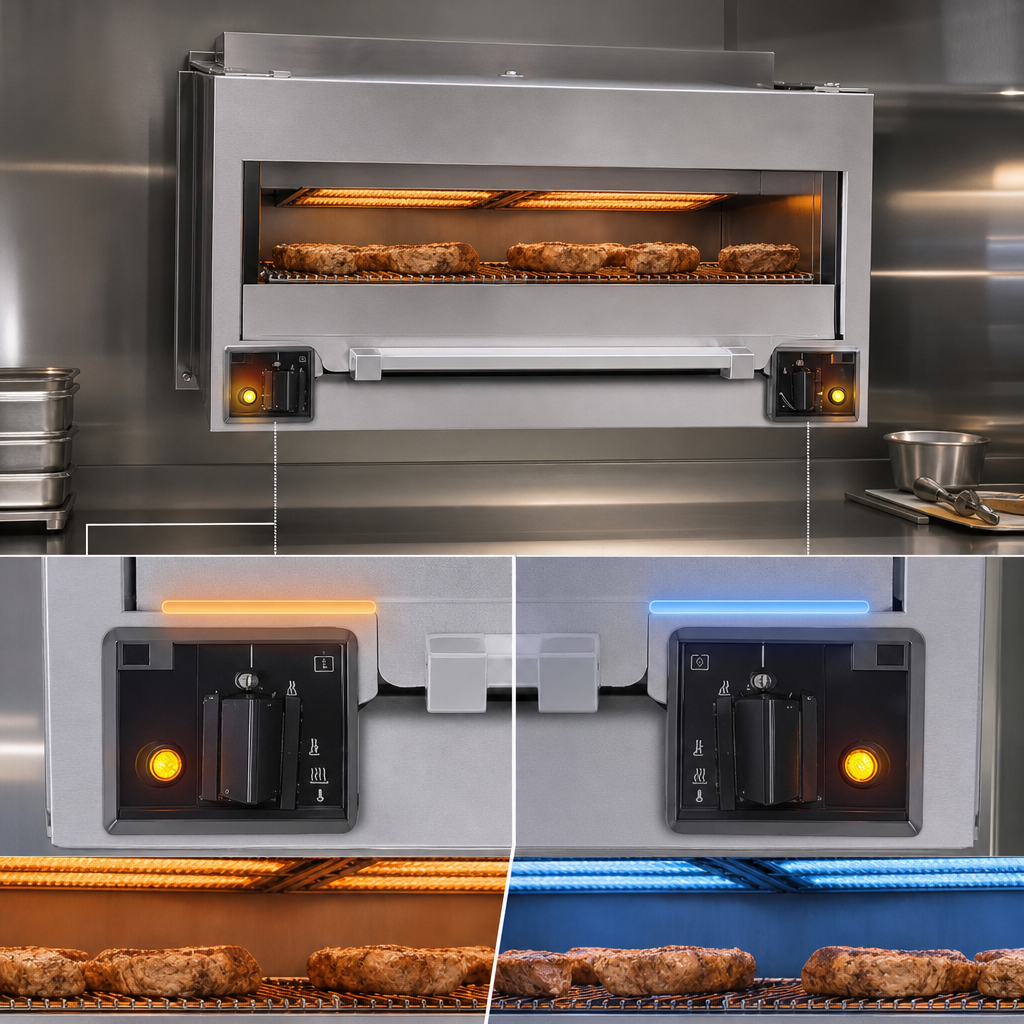 Dual 3-Heat Controls