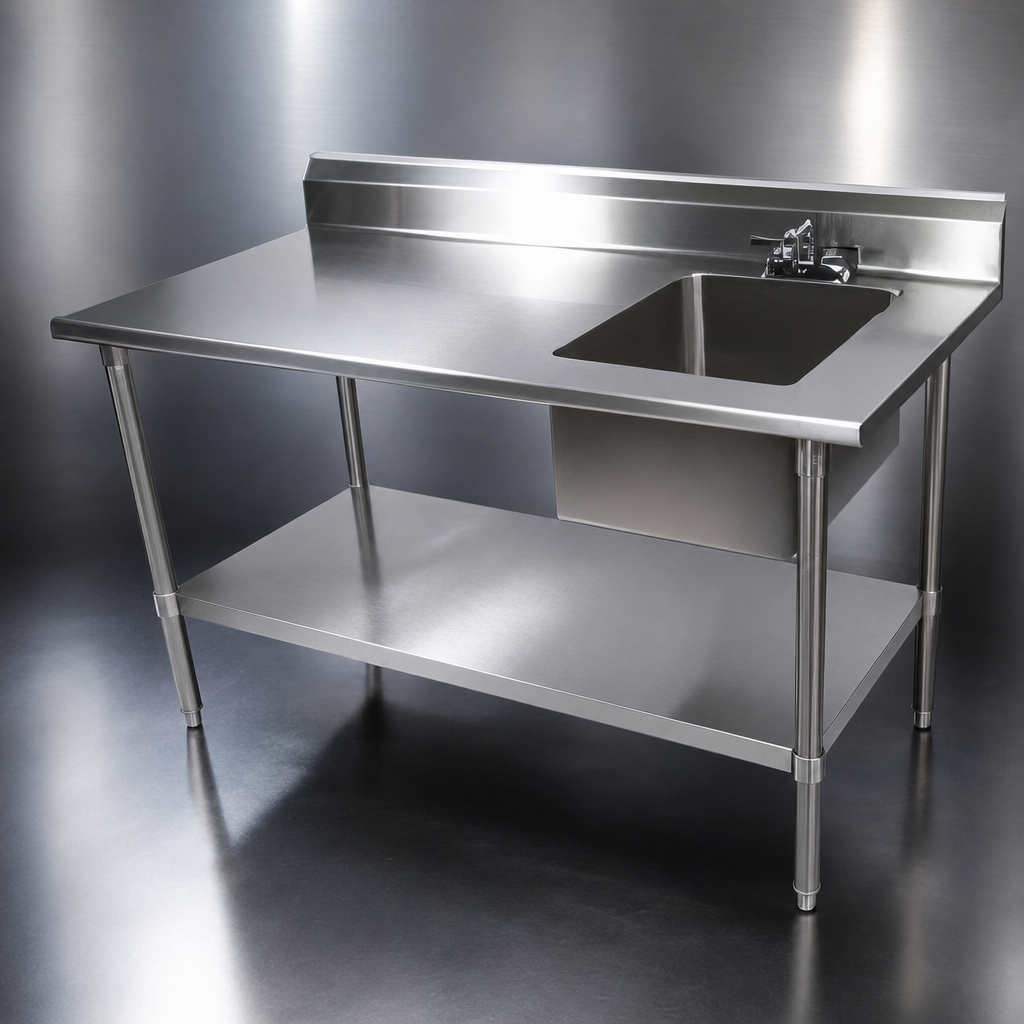 16-Gauge Stainless Steel Top
