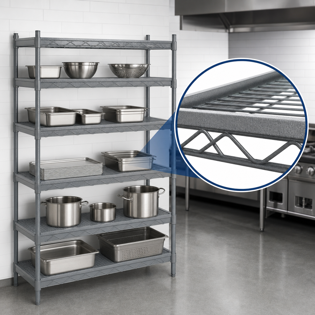 QuadTruss Wire Shelves