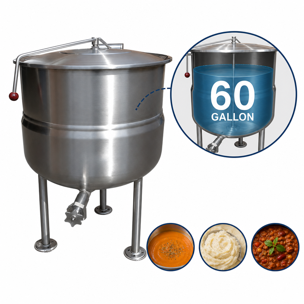 60-Gallon Capacity
